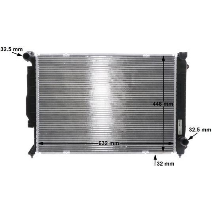 MAHLE Kühler, Motorkühlung CR 1416 000S MAHLE Kühler, Motorkühlung CR 1416 000S