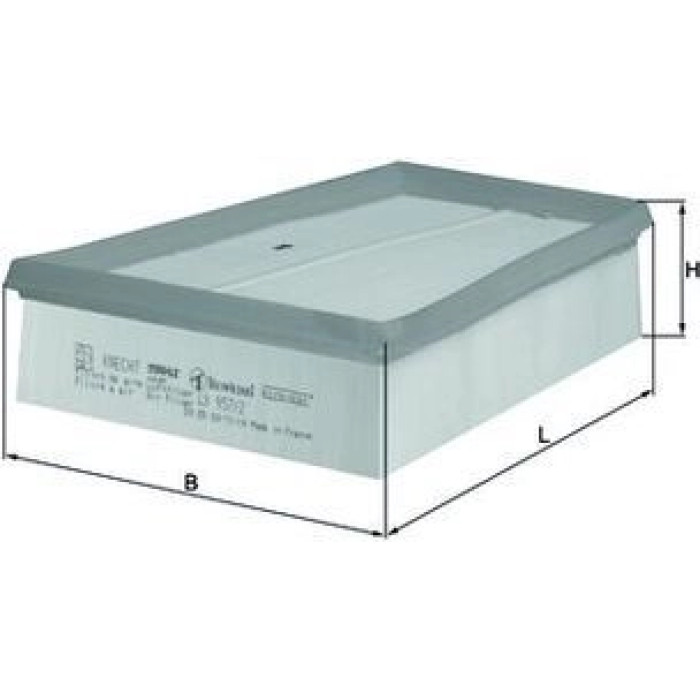 MAHLE Luftfilter LX 957/2