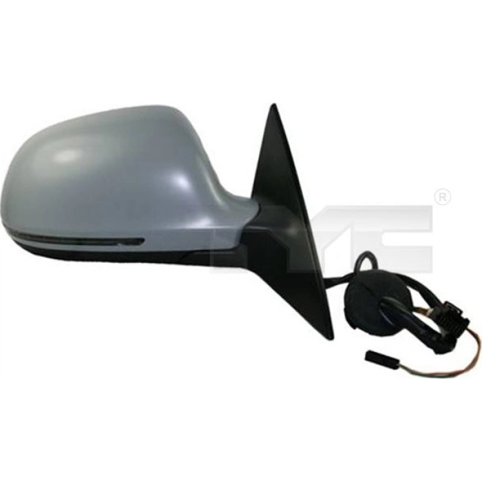 TYC Außenspiegel links elektrisch verstellbar, grundiert, asphärisch, beheizbar, elektrisch anklappbar, mit Memory-Funktion, mit Blinker 302-0082 OE Nummer 4F1857409AJ01C - l TYC Außenspiegel links elektrisch verstellbar, grundiert, asphärisch, beheizbar, elektrisch anklappbar, mit Memory-Funktion, mit Blinker 302-0082 OE Nummer 4F1857409AJ01C - l