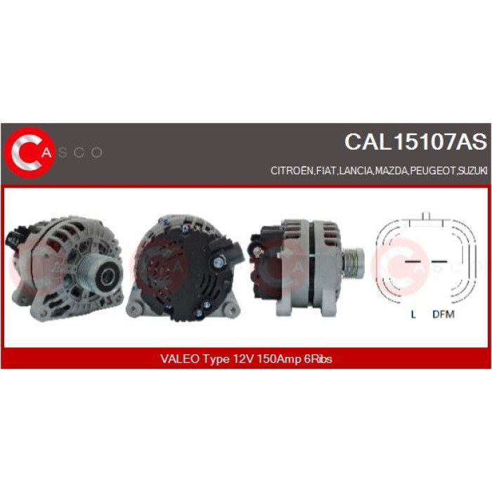 CASCO Generator CAL15107AS CASCO Generator CAL15107AS