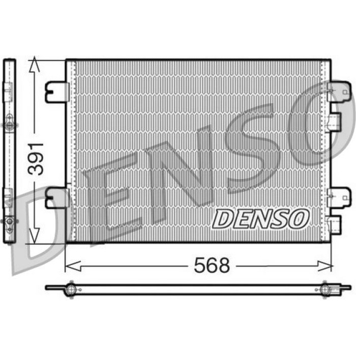Denso Klimakondensator DCN23011 Denso Klimakondensator DCN23011