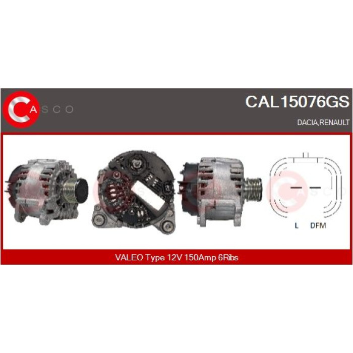 CASCO Generator CAL15076GS CASCO Generator CAL15076GS