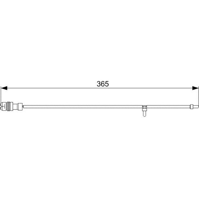 Bosch Bremsbelagverschleißsensor 1987473040 Bosch Bremsbelagverschleißsensor 1987473040