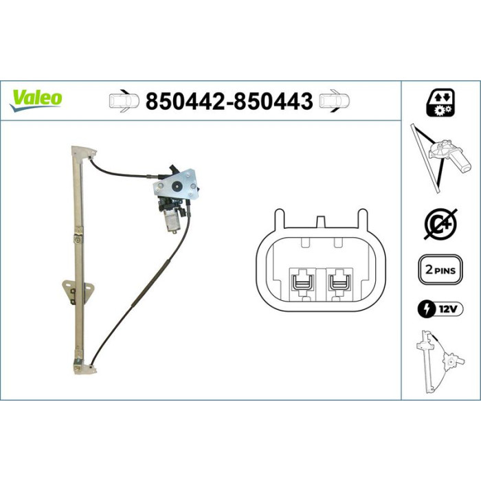 VALEO 850443 Fensterheber VALEO 850443 Fensterheber