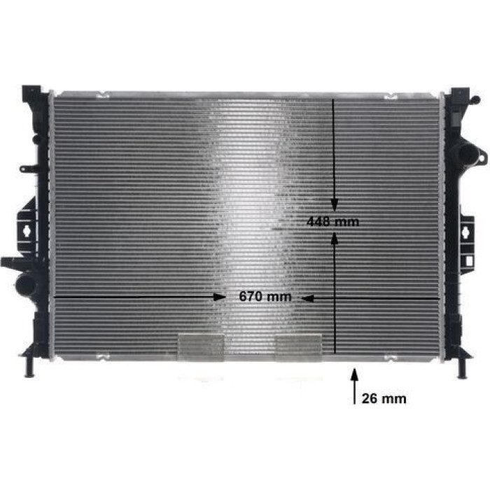 MAHLE Kühler, Motorkühlung CR 814 000S