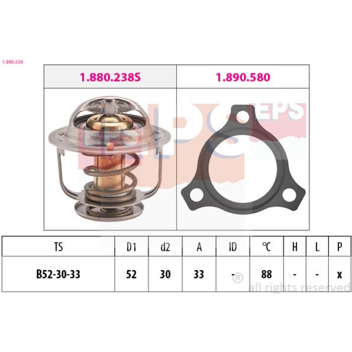 EPS Thermostat 1.880.238 EPS Thermostat 1.880.238