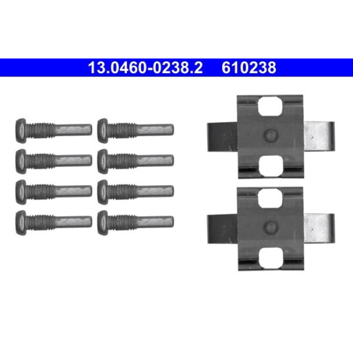 ATE Zubehörsatz Bremsbeläge 13.0460-0238.2 ATE Zubehörsatz Bremsbeläge 13.0460-0238.2