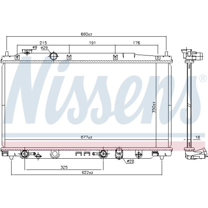 Nissens Wasserkühler PKW 681374