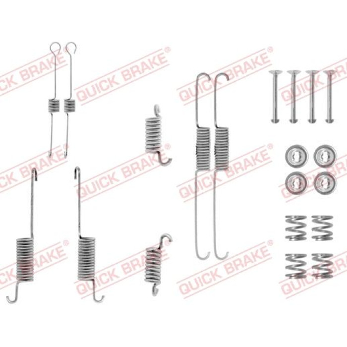 Quick Brake Montagesatz für Bremsbacken 105-0615 Quick Brake Montagesatz für Bremsbacken 105-0615