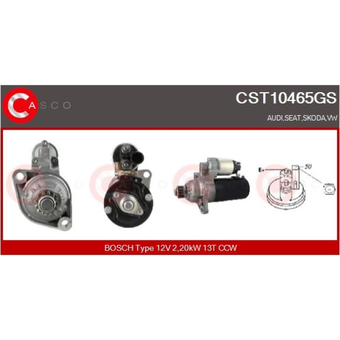 CASCO Anlasser CST10465GS