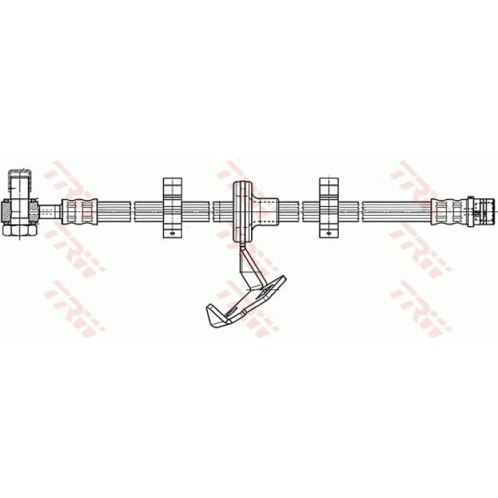 TRW Bremsschlauch PHD965 TRW Bremsschlauch PHD965