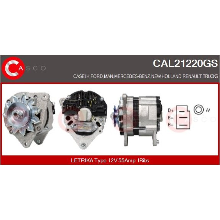 CASCO Generator CAL21220GS CASCO Generator CAL21220GS