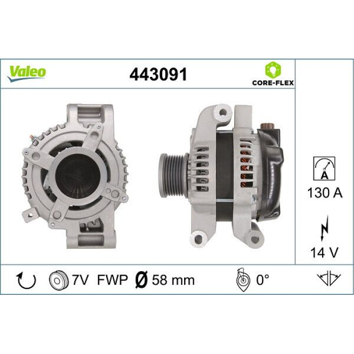 Valeo Lichtmaschine 443091 Valeo Lichtmaschine 443091