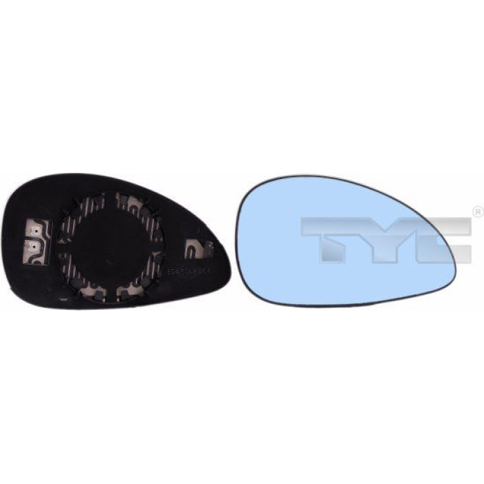TYC Spiegelglas für Außenspiegel links konvex, blau getönt, beheizbar 305-0118-1 OE Nummer 8151HN - l TYC Spiegelglas für Außenspiegel links konvex, blau getönt, beheizbar 305-0118-1 OE Nummer 8151HN - l