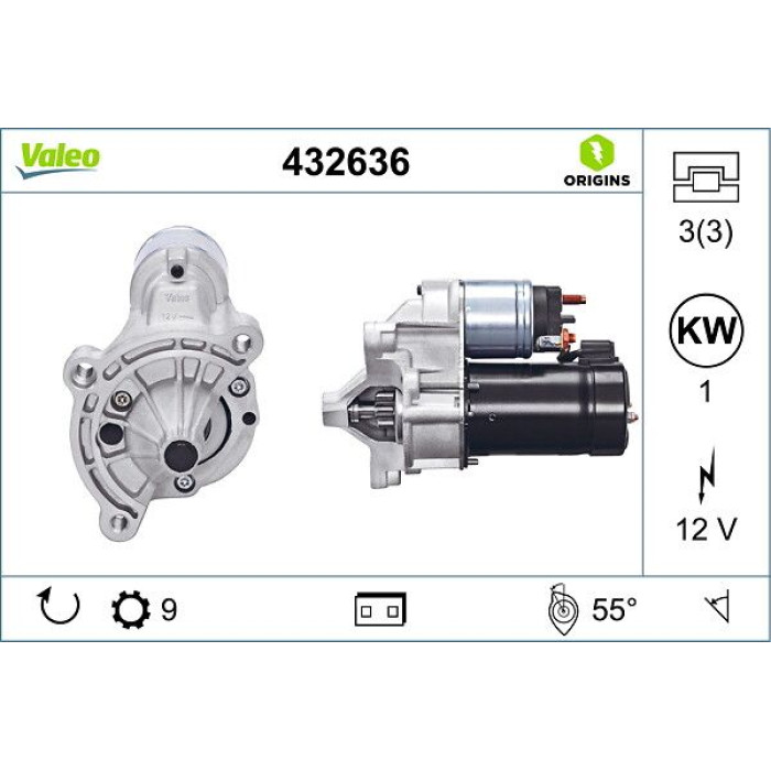 Valeo Anlasser 432636 Valeo Anlasser 432636