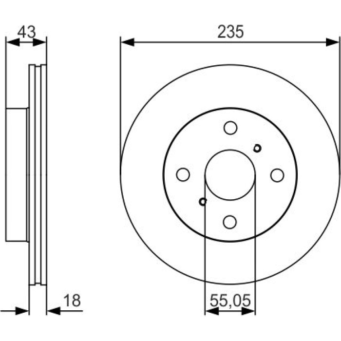 Bosch Bremsscheibe 0 986 479 S46