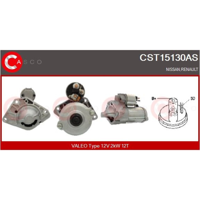 CASCO Anlasser CST15130AS CASCO Anlasser CST15130AS