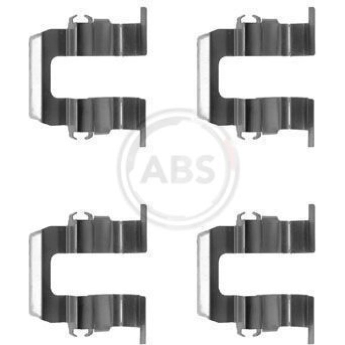 A.B.S. Zubehörsatz Scheibenbremsbeläge 1259Q A.B.S. Zubehörsatz Scheibenbremsbeläge 1259Q