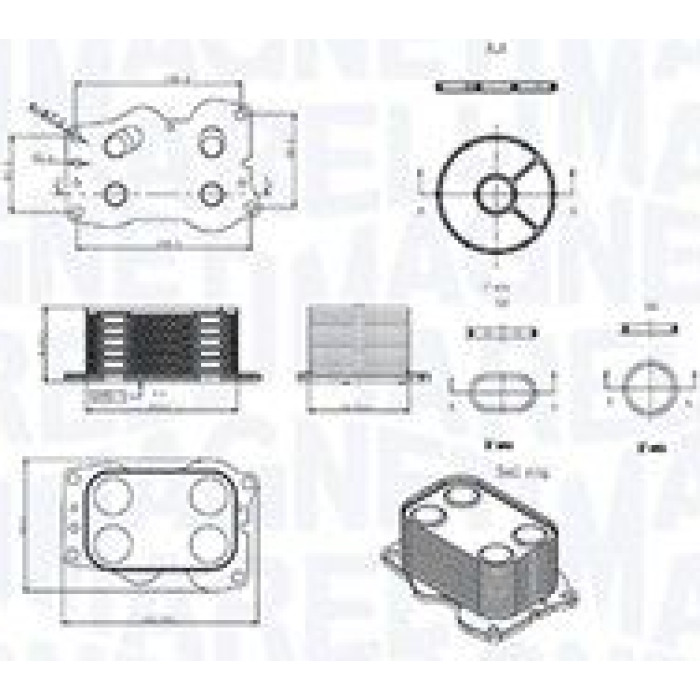 Magneti Marelli Ölkühler RO0009 - Motoröl Magneti Marelli Ölkühler RO0009 - Motoröl