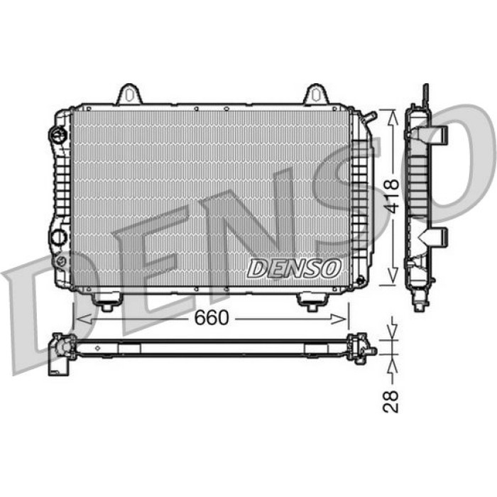 Denso Motorkühler DRM09071 Denso Motorkühler DRM09071
