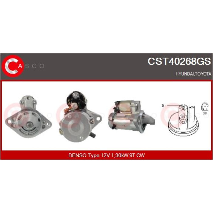 CASCO Anlasser CST40268GS CASCO Anlasser CST40268GS