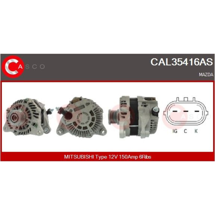 CASCO Generator CAL35416AS CASCO Generator CAL35416AS