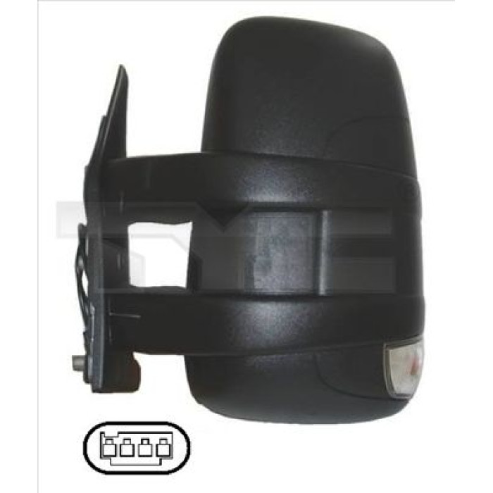 TYC Außenspiegel links manuell verstellbar, konvex, mit Blinker 315-0002 OE Nummer 3800401 - l TYC Außenspiegel links manuell verstellbar, konvex, mit Blinker 315-0002 OE Nummer 3800401 - l