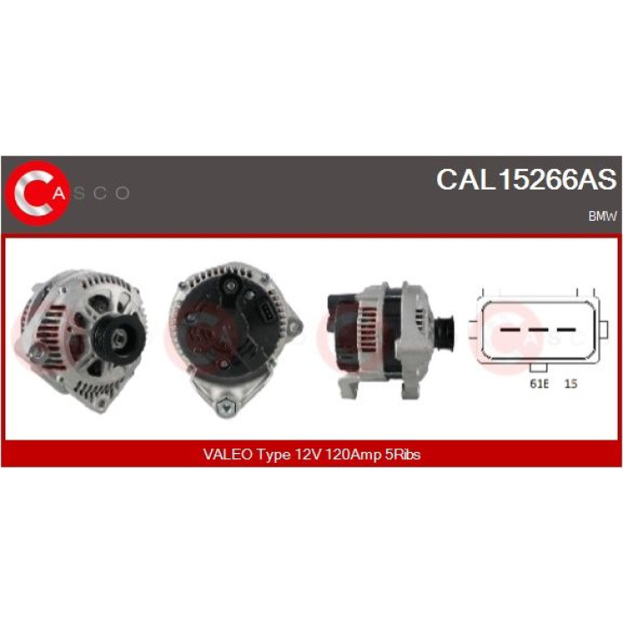 CASCO Generator CAL15266AS CASCO Generator CAL15266AS