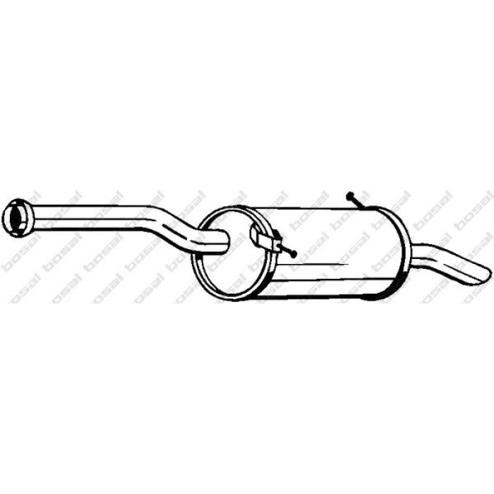 Bosal Schalldämpfer 135-101 Bosal Schalldämpfer 135-101