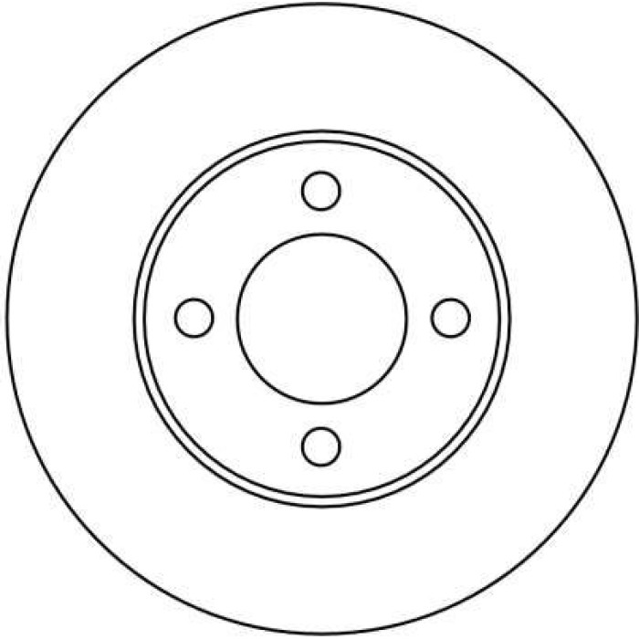 TRW Bremsscheibe VW A80/100 DF1521 TRW Bremsscheibe VW A80/100 DF1521