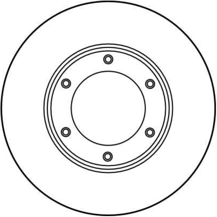 TRW Bremsscheibe Nissan Patrol 2.8-4.2 79-97 DF1967 TRW Bremsscheibe Nissan Patrol 2.8-4.2 79-97 DF1967