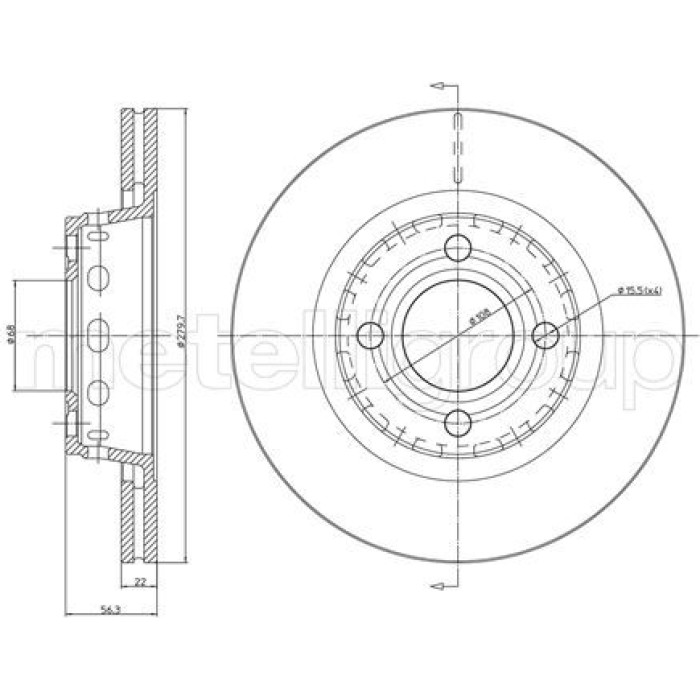 Cifam Bremsscheibe 800-330