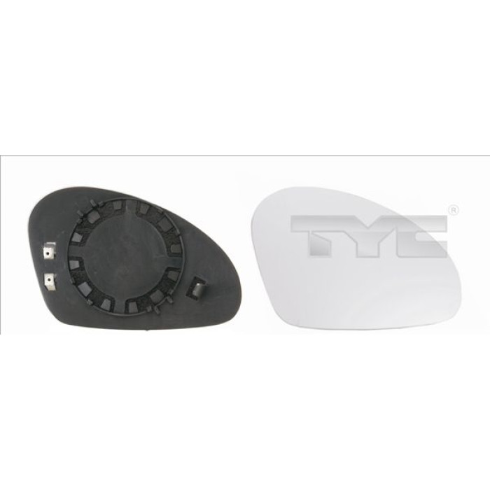 TYC Spiegelglas für Außenspiegel rechts konvex, beheizbar 331-0047-1 OE Nummer 6L1857522A - l TYC Spiegelglas für Außenspiegel rechts konvex, beheizbar 331-0047-1 OE Nummer 6L1857522A - l