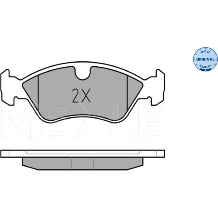 MEYLE Bremsbelagsatz Opel Astra F/Ve 252186217 MEYLE Bremsbelagsatz Opel Astra F/Ve 252186217