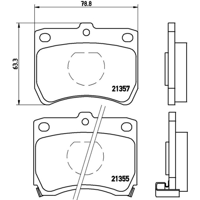 BREMBO Bremsbelagsatz, Scheibenbremse P 49 013 BREMBO Bremsbelagsatz, Scheibenbremse P 49 013