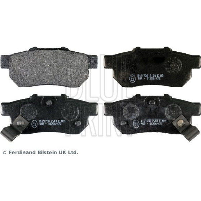 ADH24254 Bremsbelagsatz Honda T. Civic/Concerto 1.4-1.6 16V/2.0D 89-01