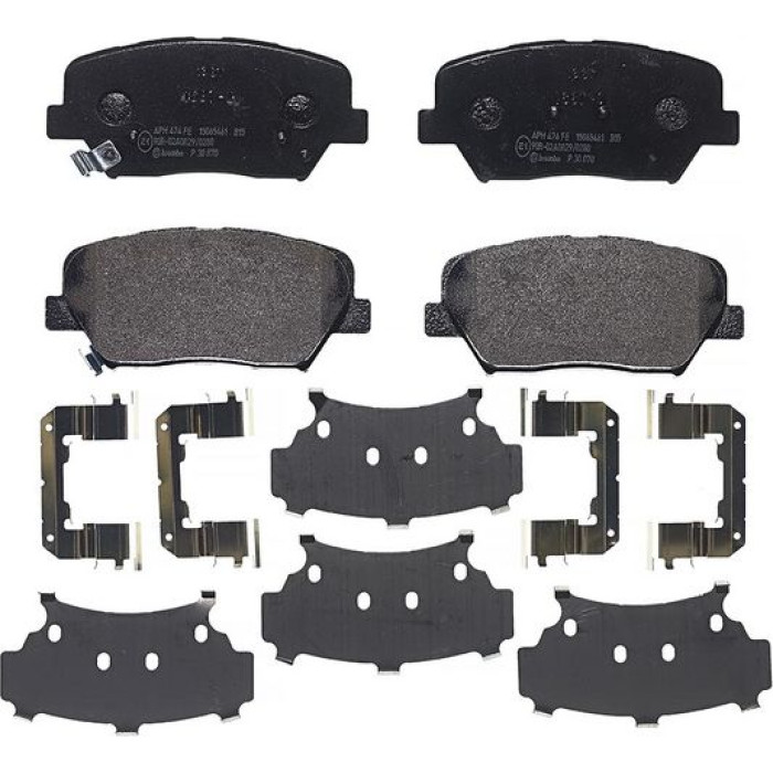BREMBO Bremsklötze VA P 30 070 BREMBO Bremsklötze VA P 30 070