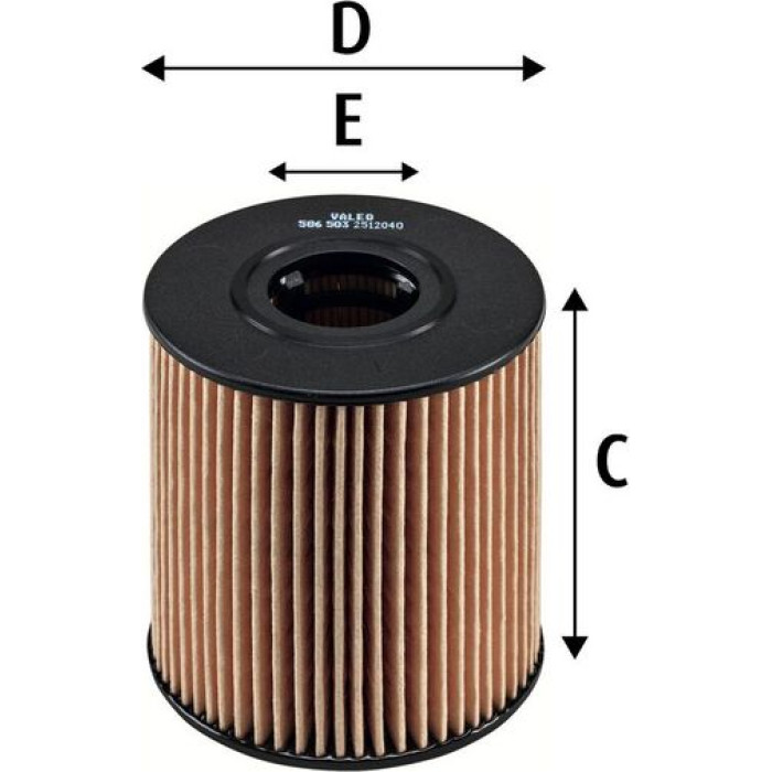 Valeo Ölfilter 586503