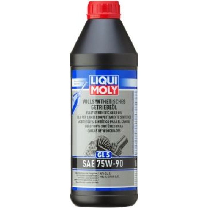 Liqui Moly Vollsynthetisches Getriebeöl (GL5) SAE 75W-90 1 l 1414
