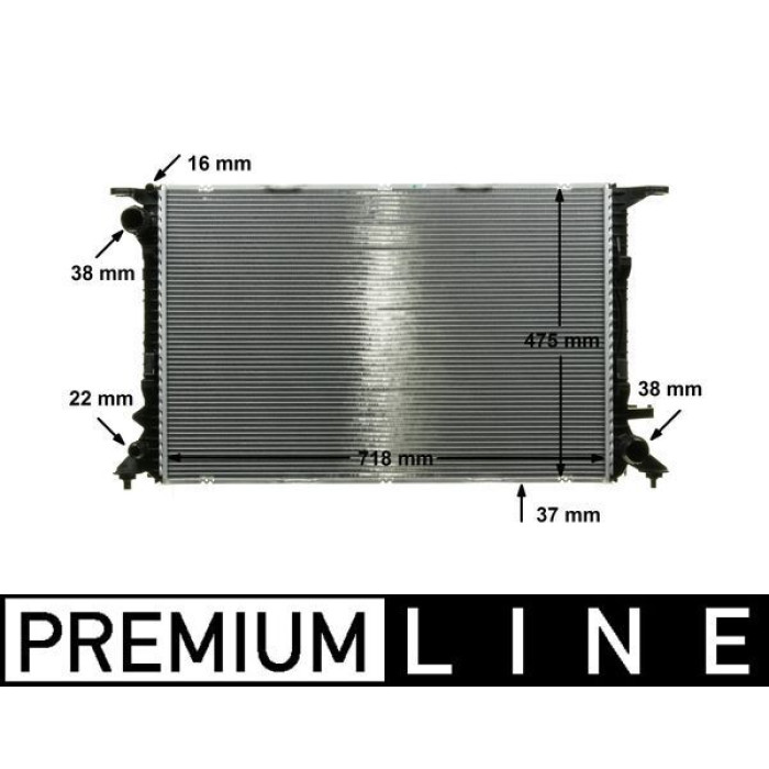 MAHLE Kühler, Motorkühlung CR 911 000P MAHLE Kühler, Motorkühlung CR 911 000P