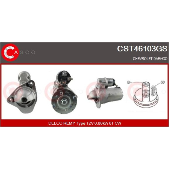 CASCO Anlasser CST46103GS CASCO Anlasser CST46103GS