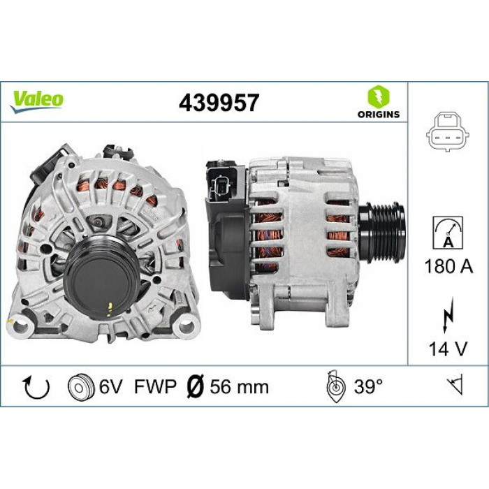Valeo Lichtmaschine 439957 Valeo Lichtmaschine 439957