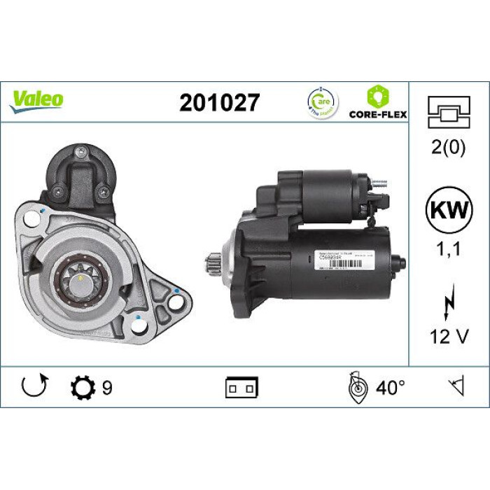 Valeo Anlasser 201027