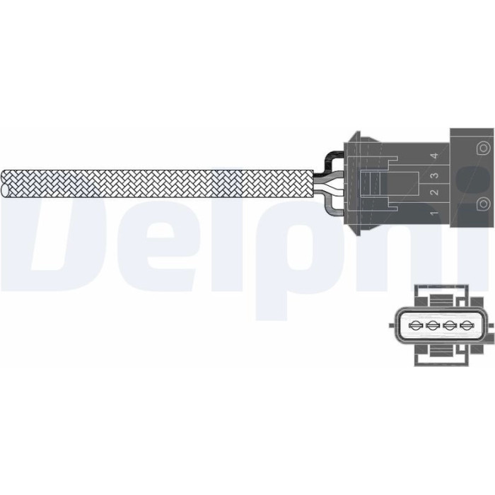 Delphi Lambdasonde ES20341-12B1 Delphi Lambdasonde ES20341-12B1