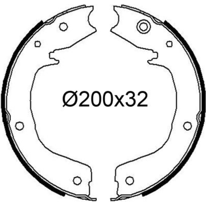 Valeo Bremsbacken 564256 Valeo Bremsbacken 564256