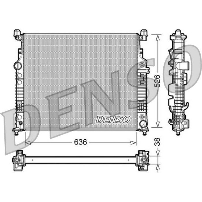 Denso Motorkühler DRM17007 Denso Motorkühler DRM17007