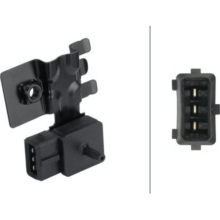 HELLA Sensor, Saugrohrdruck 6PP 009 400-961 HELLA Sensor, Saugrohrdruck 6PP 009 400-961