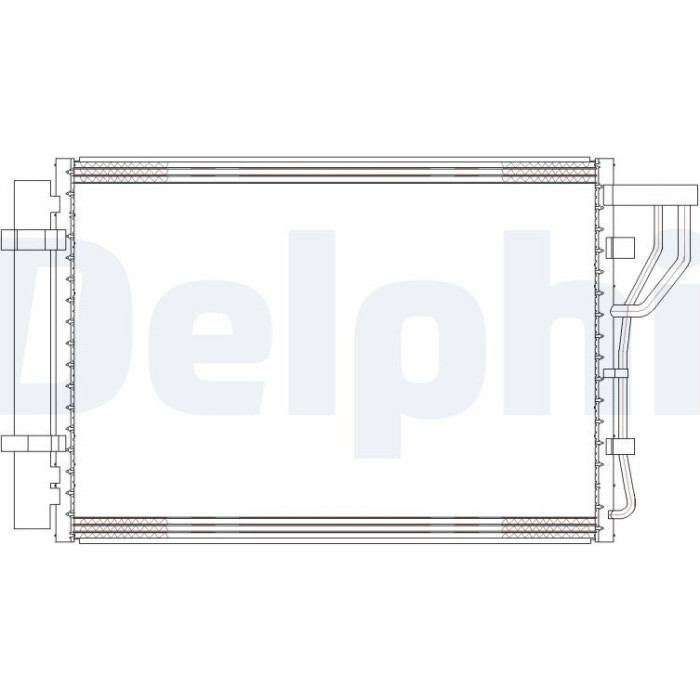 Delphi Klimakondensator CF20302 Delphi Klimakondensator CF20302
