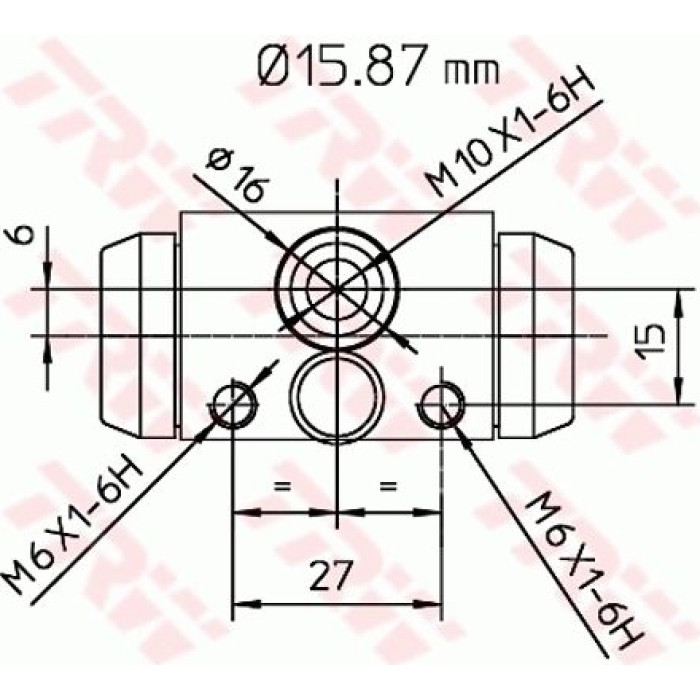 TRW Radbremszylinder BWB170 TRW Radbremszylinder BWB170