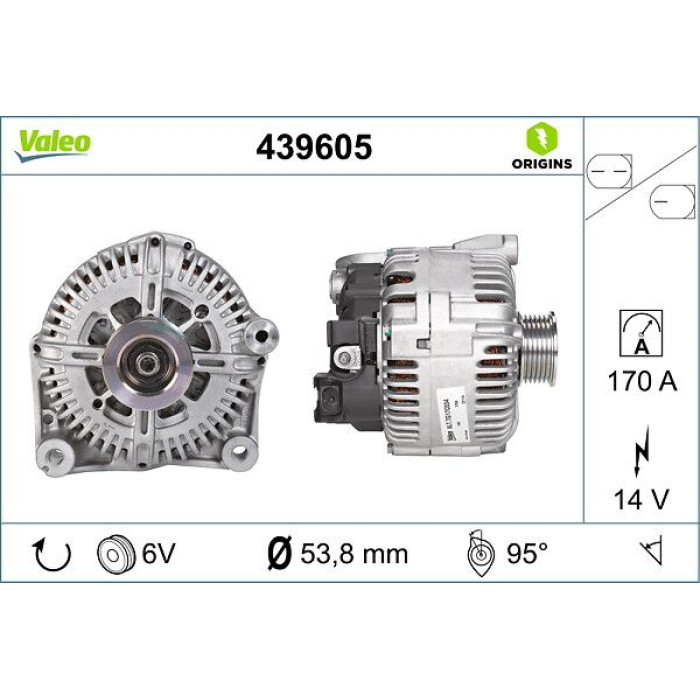 Valeo Lichtmaschine 439605 Valeo Lichtmaschine 439605
